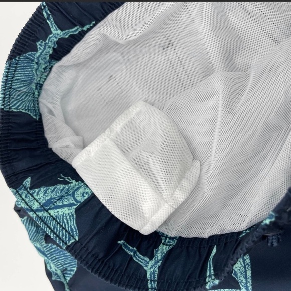 Jake Austin Marlin Swim Trunks board shorts Size M medium lined w pockets navy - Picture 4 of 5